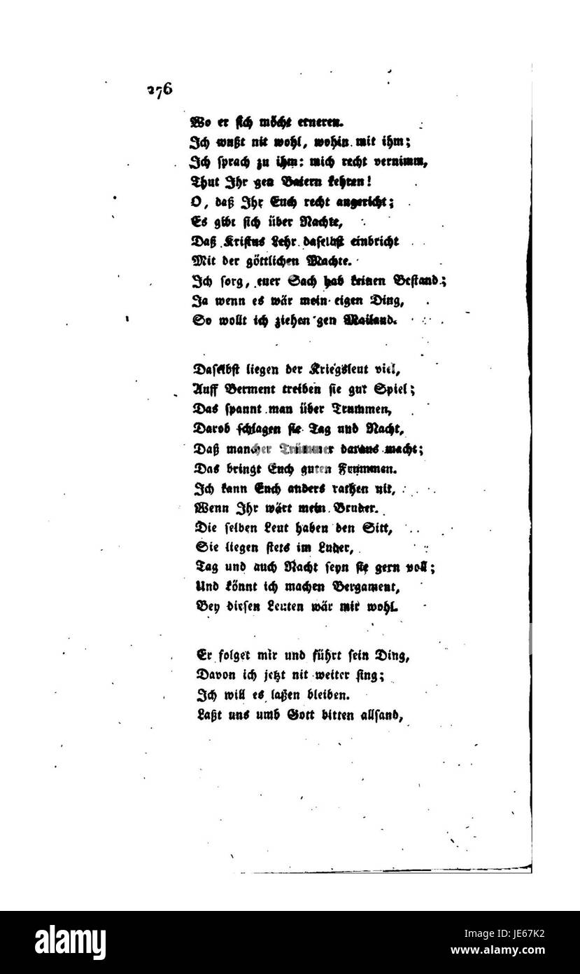 "Altteutsche Volks-Meisterlieder" è una raccolta di canzoni popolari tedesche tradizionali compilate a Heidelberg. Questo volume contiene notevoli esempi di musica popolare tedesca e poesia. Foto Stock