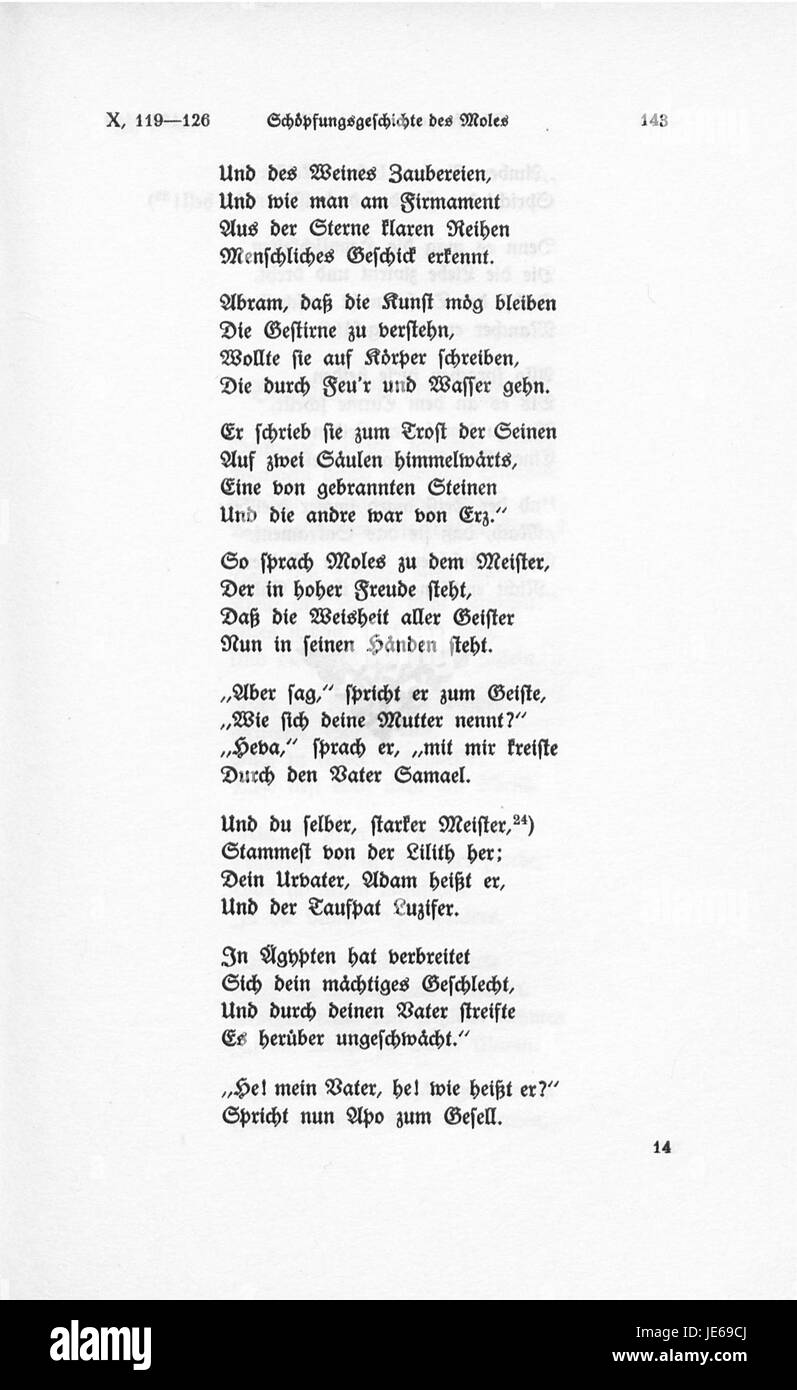 "Romanzen vom Rosenkranz" di Clemens Brentano è una collezione di ballate romantiche tedesche che riflettono la profondità emotiva e i temi dell'amore, della fede e della natura, contribuendo al romanticismo tedesco. Foto Stock