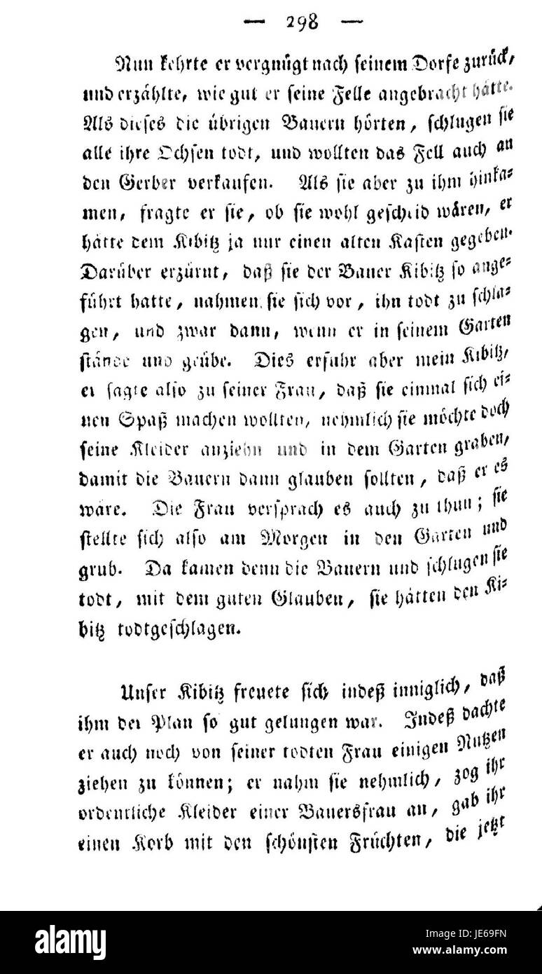 Buesching Volks-Sagen 298 è un volume del "Volks-Sagen", una raccolta di racconti popolari tedeschi. Questo volume specifico registra i miti, le leggende e le storie della tradizione popolare tedesca. Foto Stock