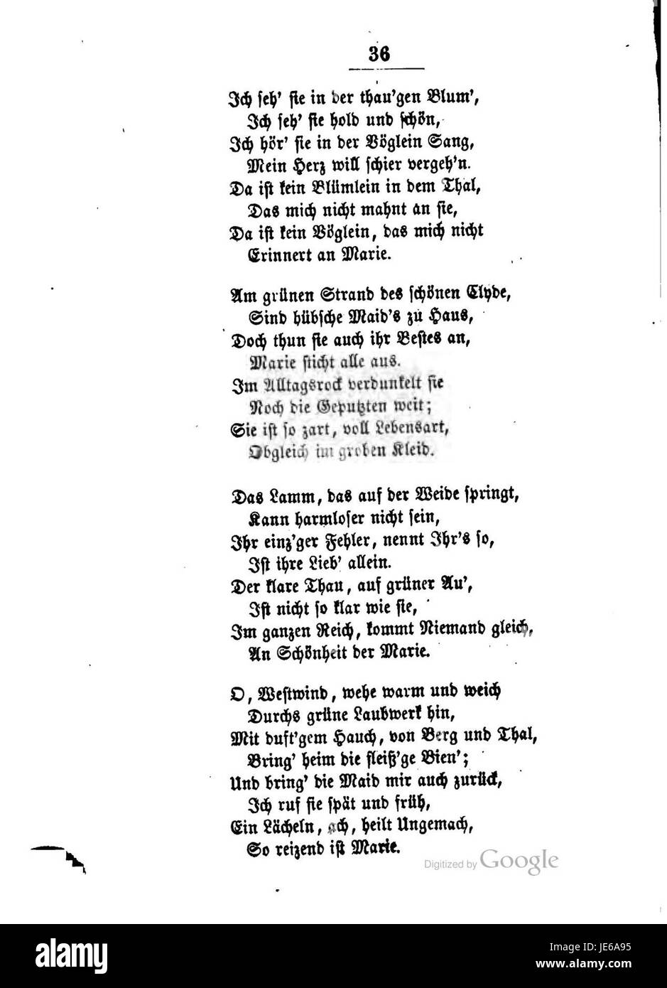 "Burns Lieder und Balladen" è una raccolta di canzoni e ballate di Robert Burns, che mostra la sua poesia e i suoi contributi alla letteratura scozzese. Foto Stock
