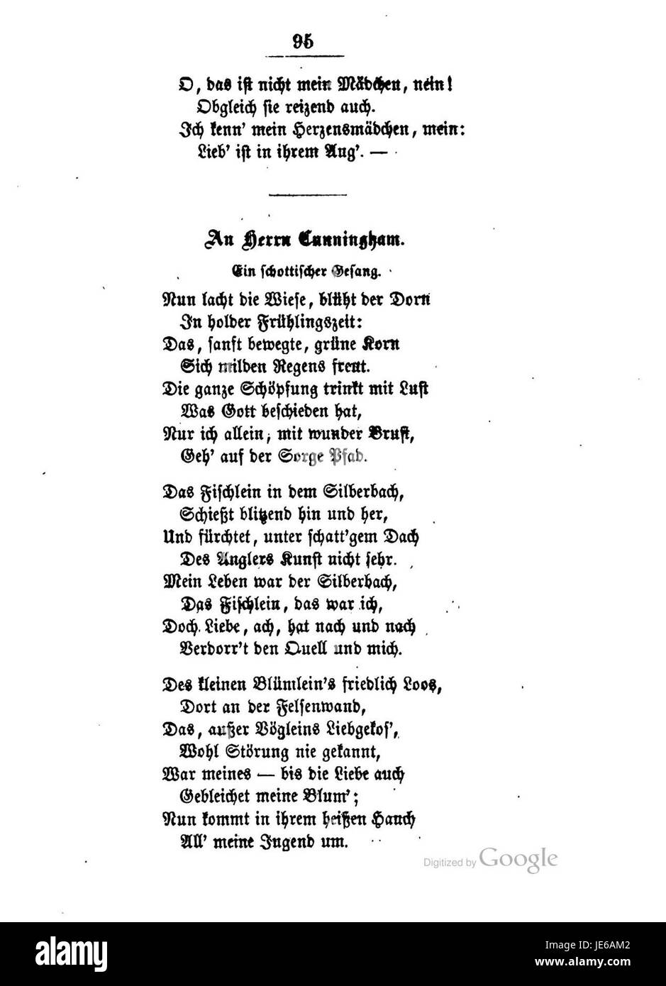 "Lieder und Balladen" di Robert Burns, una raccolta di canzoni e ballate, rappresenta il contributo del poeta scozzese alla letteratura. Il suo lavoro cattura la cultura scozzese, la tradizione popolare e l'espressione poetica. Foto Stock
