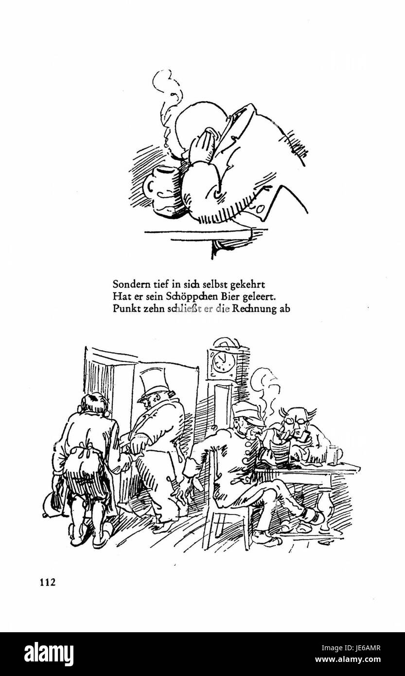 Una pagina di "Busch Werke v3", pagina 110, che documenta le opere tecniche o industriali di Busch, incentrata sull'ingegneria meccanica e le innovazioni. Foto Stock