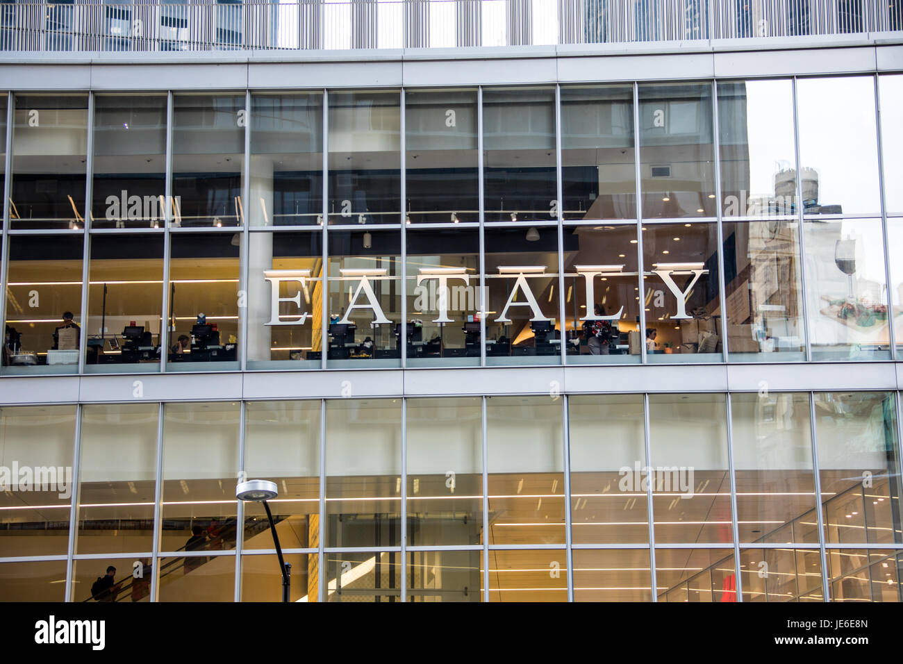 Eataly Marketplace italiani, al World Trade Center di New York City Foto Stock