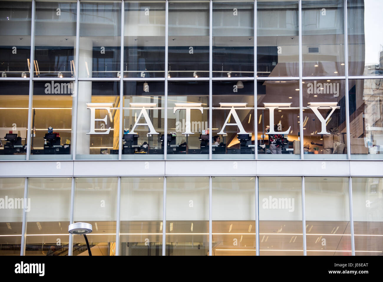 Eataly Marketplace italiani, al World Trade Center di New York City Foto Stock