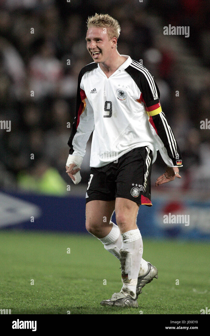 MIKE HANKE GERMANIA U21 HULL KC Stadium il 25 marzo 2005 Foto Stock