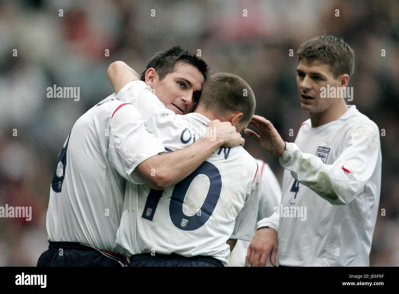 FRANK LAMPARD, Michael OWEN , Steven Gerrard, INGHILTERRA E IRLANDA DEL NORD E INGHILTERRA E IRLANDA DEL NORD, 2005 Foto Stock