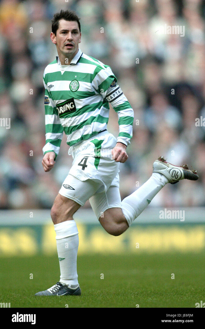 JACKIE MCNAMARA Glasgow Celtic FC CELTIC PARK GLASGOW Scozia 20 Febbraio 2005 Foto Stock