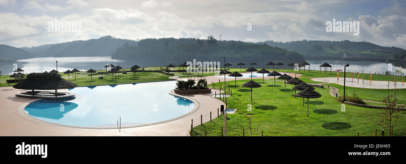 Aguieira Montebelo Lake Resort & Spa. Da Barragem Aguieira, Mortágua Foto Stock