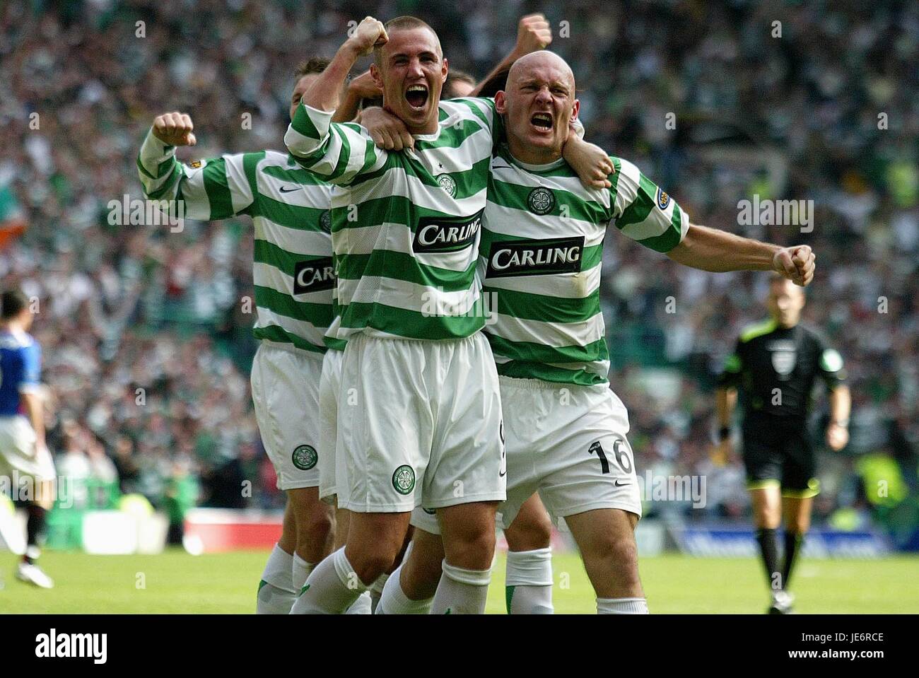 MILLER & GRAVESEN CELTIC V RANGERS CELTIC PARK GLASGOW Scozia 23 Settembre 2006 Foto Stock