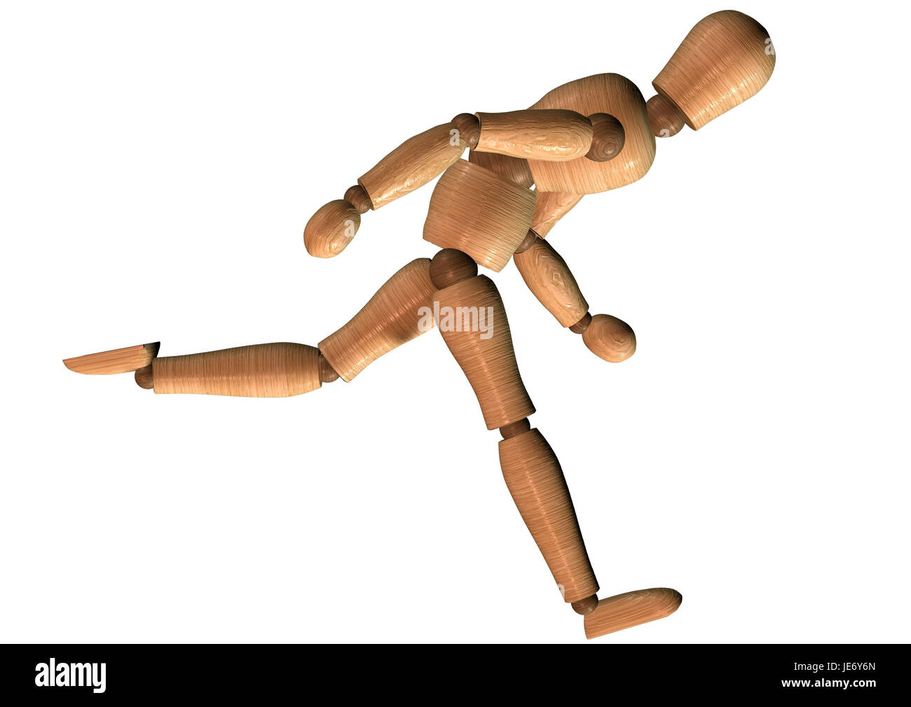Manichino corre, Foto Stock