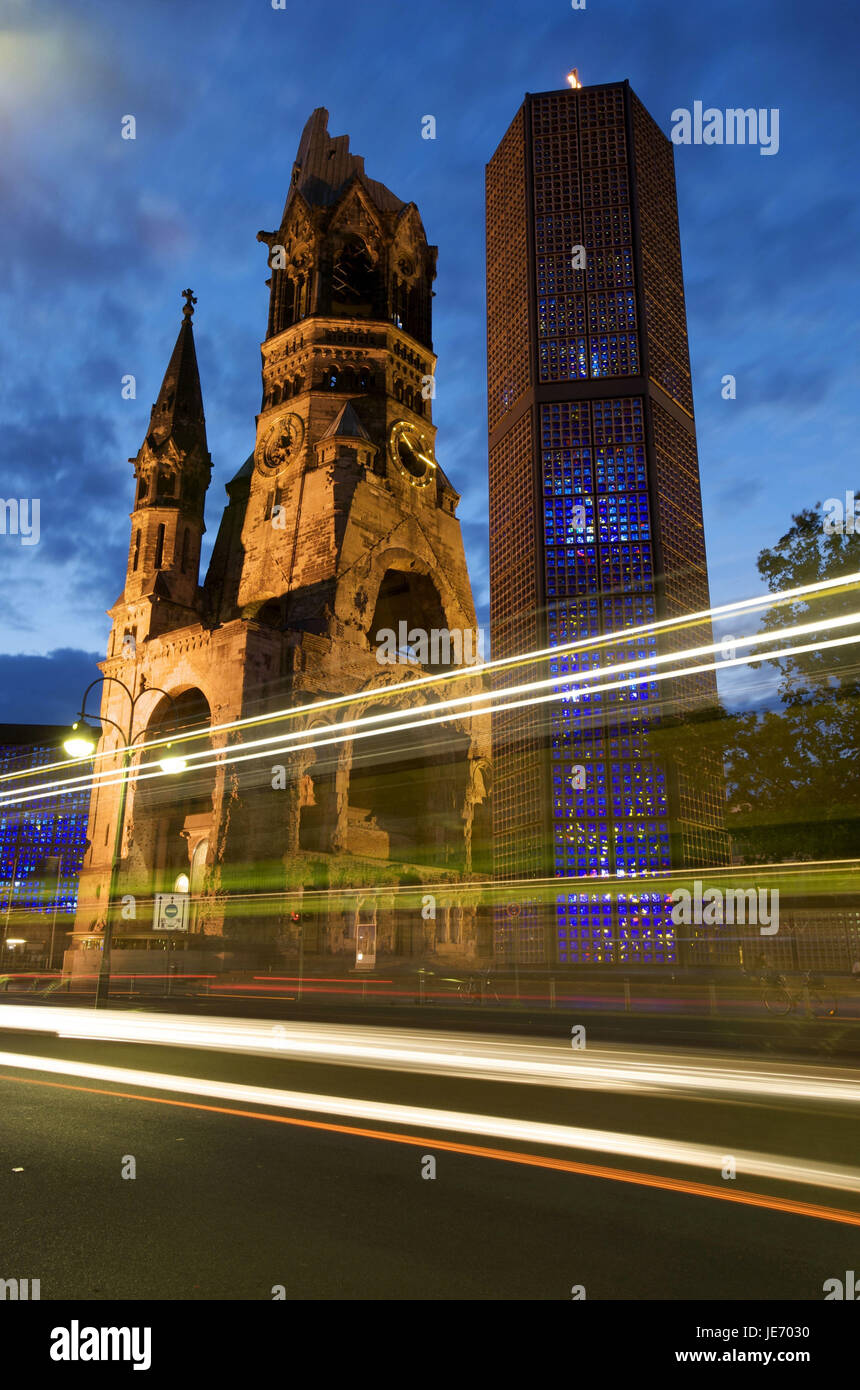 Germania, Berlino, imperial Wilhelm-chiesa di memoria, Foto Stock