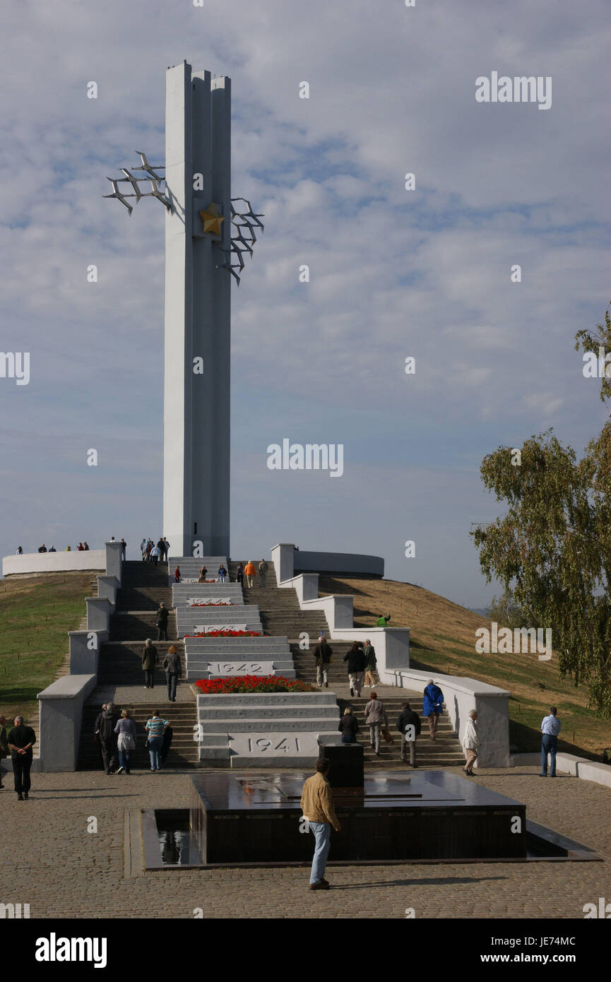 Russia, Saratow, memorial, seconda guerra mondiale, turistico, Guerra, guerra mondiale, memorial, memoria di raccoglimento, persona, storia, luogo di interesse, turismo, Foto Stock