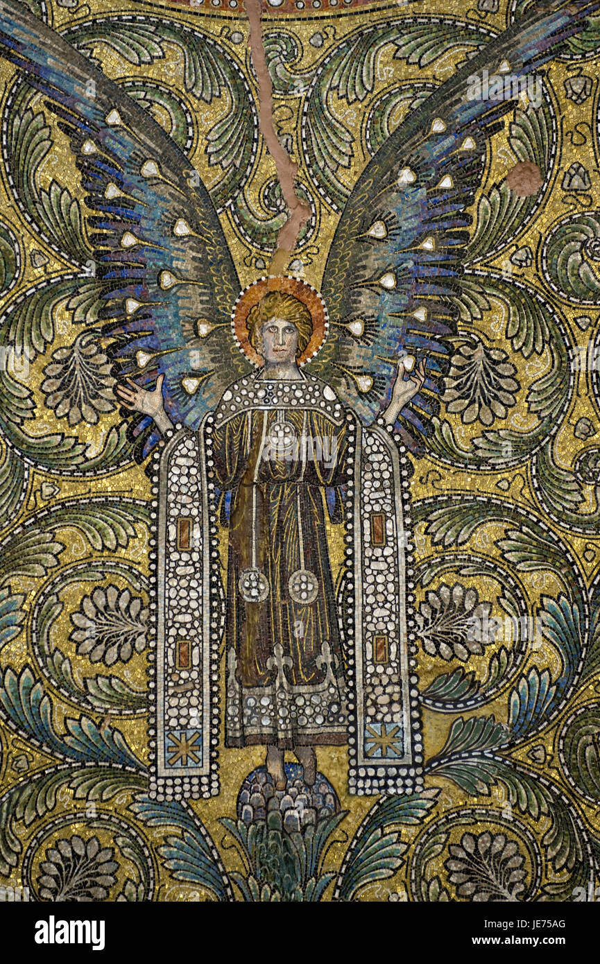 Germania, Berlino, imperial Wilhelm-Memory church, mosaico, Foto Stock