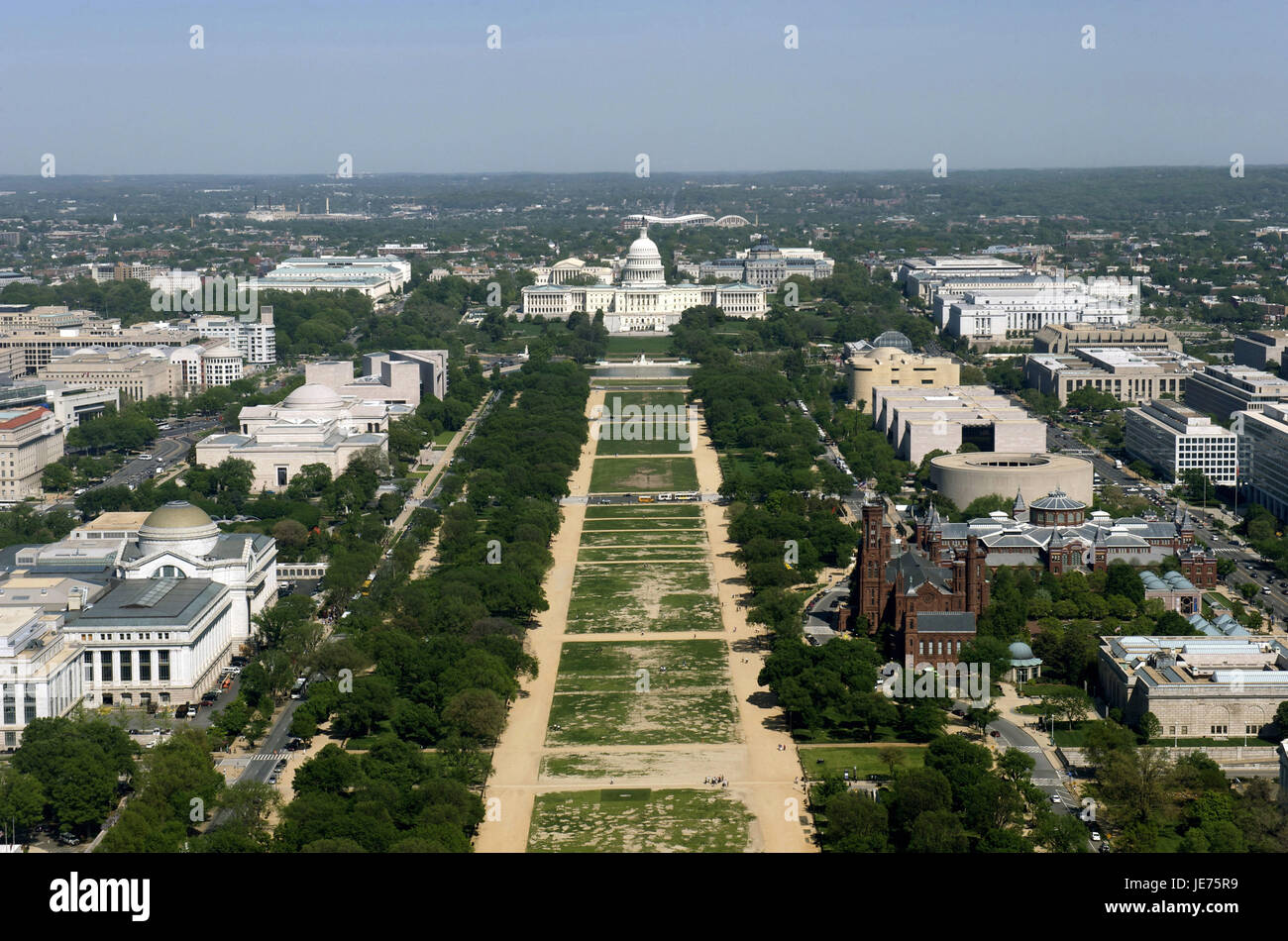 Stati Uniti, America, Washington D.C., vista al Capitol, Foto Stock