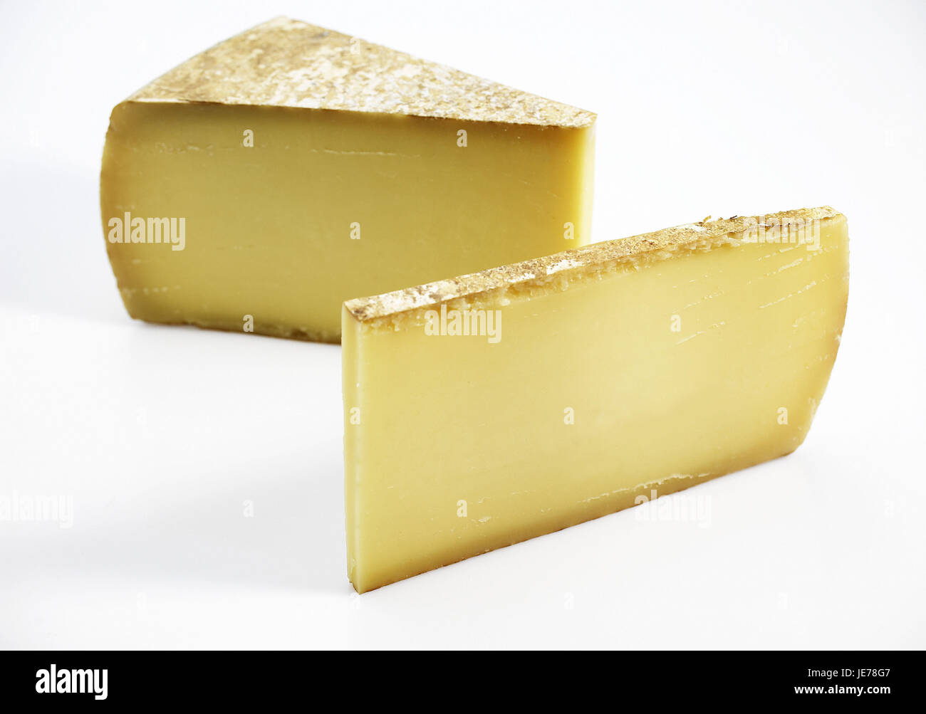 Comte Fruite, formaggio francese, la produzione di latte di vacca, Foto Stock