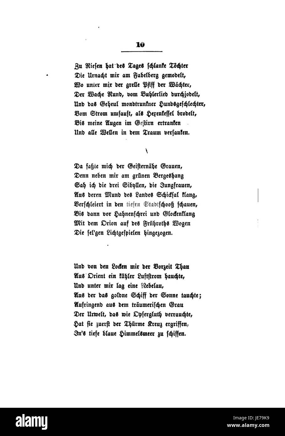 Il sesto volume della Gesammelte Schriften di Clemens Brentano è una raccolta di opere dello scrittore tedesco, con i suoi contributi letterari al primo movimento romantico in Germania. Foto Stock