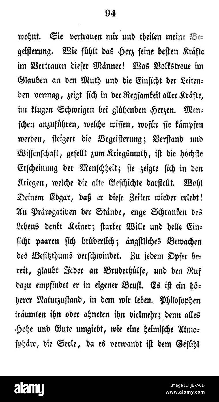 De Cordelia di Wolzogen, versione 2, pagina 096, è una sezione di un'opera letteraria incentrata su temi d'amore e romanticismo, con particolare attenzione all'espressione poetica e alla profondità emotiva nel contesto della letteratura europea del XIX secolo. Foto Stock