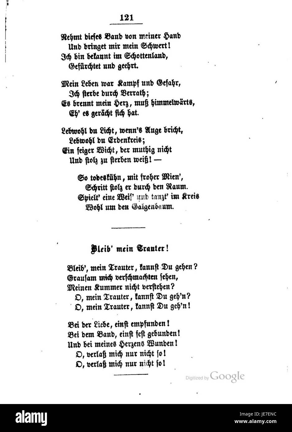 Questo volume di "Lieder und Balladen" (canzoni e ballate) di Robert Burns contiene una selezione delle sue famose poesie e canzoni, che riflettono temi della cultura scozzese, della natura e dell'amore. Foto Stock