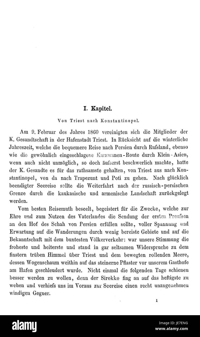 *Reise nach Persien* (viaggio in Persia) è un resoconto di viaggio dell'egittologo tedesco Heinrich Brugsch. La prima parte descrive le sue osservazioni e le sue esperienze durante il suo viaggio in Persia nel XIX secolo, fornendo informazioni sulla cultura e la geografia della regione. Foto Stock