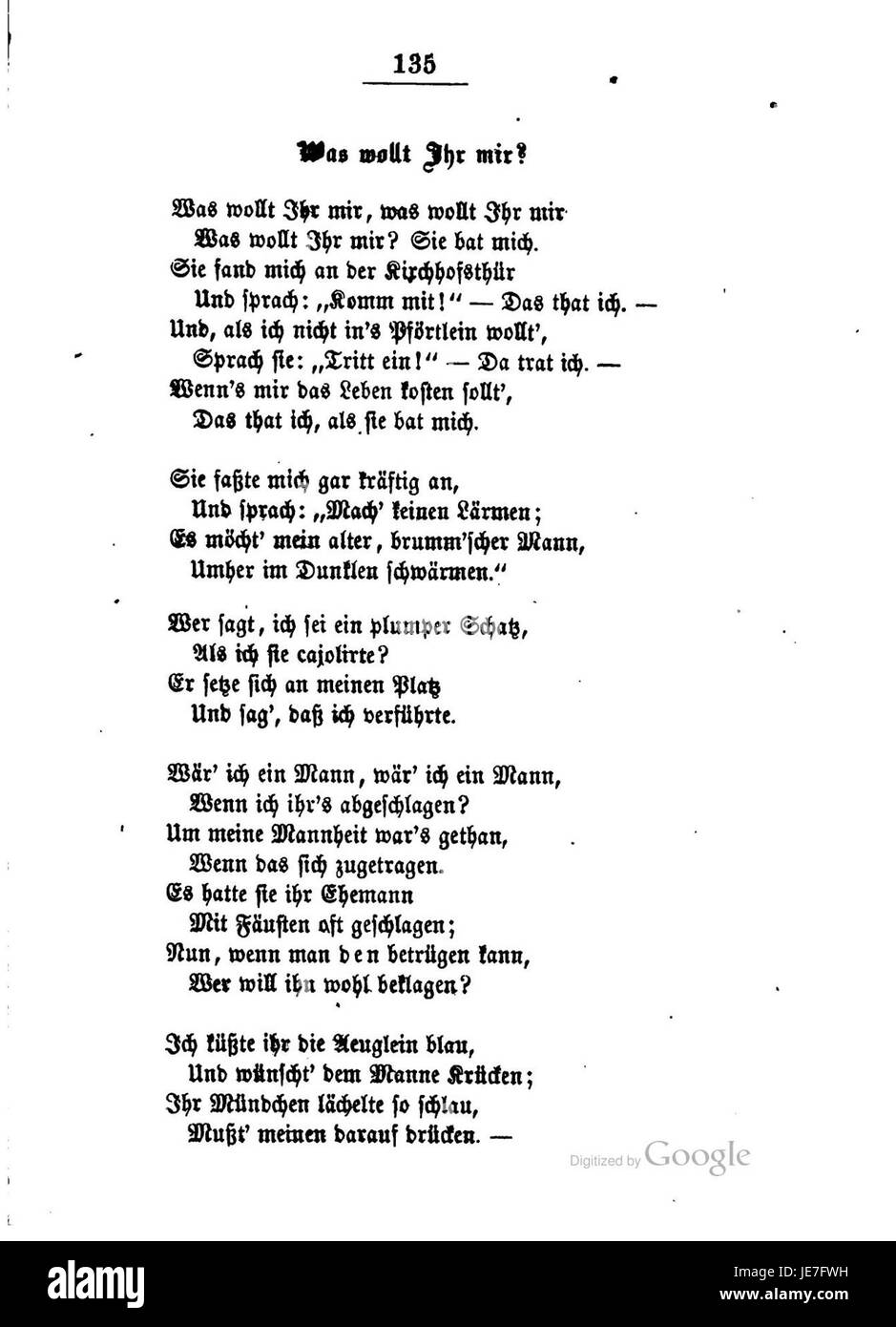 "Lieder und Balladen" di Robert Burns è una raccolta di canzoni e ballate del famoso poeta scozzese. L'opera include molti dei suoi pezzi lirici più famosi, mettendo in evidenza temi della cultura scozzese, della natura e del commento sociale. Foto Stock