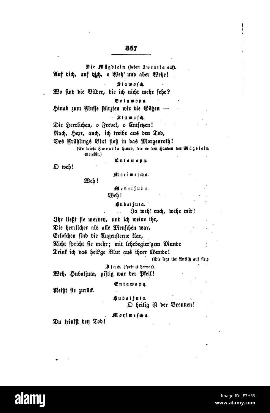 Questo volume di scritti raccolti da *Clemens Brentano* presenta una selezione delle sue opere letterarie. Brentano è stato un poeta e scrittore tedesco associato al movimento romantico. Foto Stock