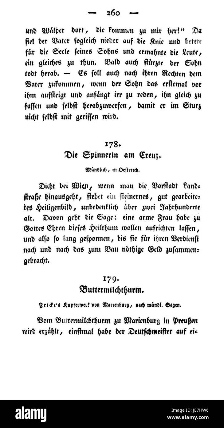 "Deutsche Sagen" dei Fratelli Grimm è una raccolta di folklore tedesco. Il volume 1, pagina 296, presenta storie tradizionali tramandate per generazioni, che riflettono la cultura, i miti e le leggende tedesche. Foto Stock