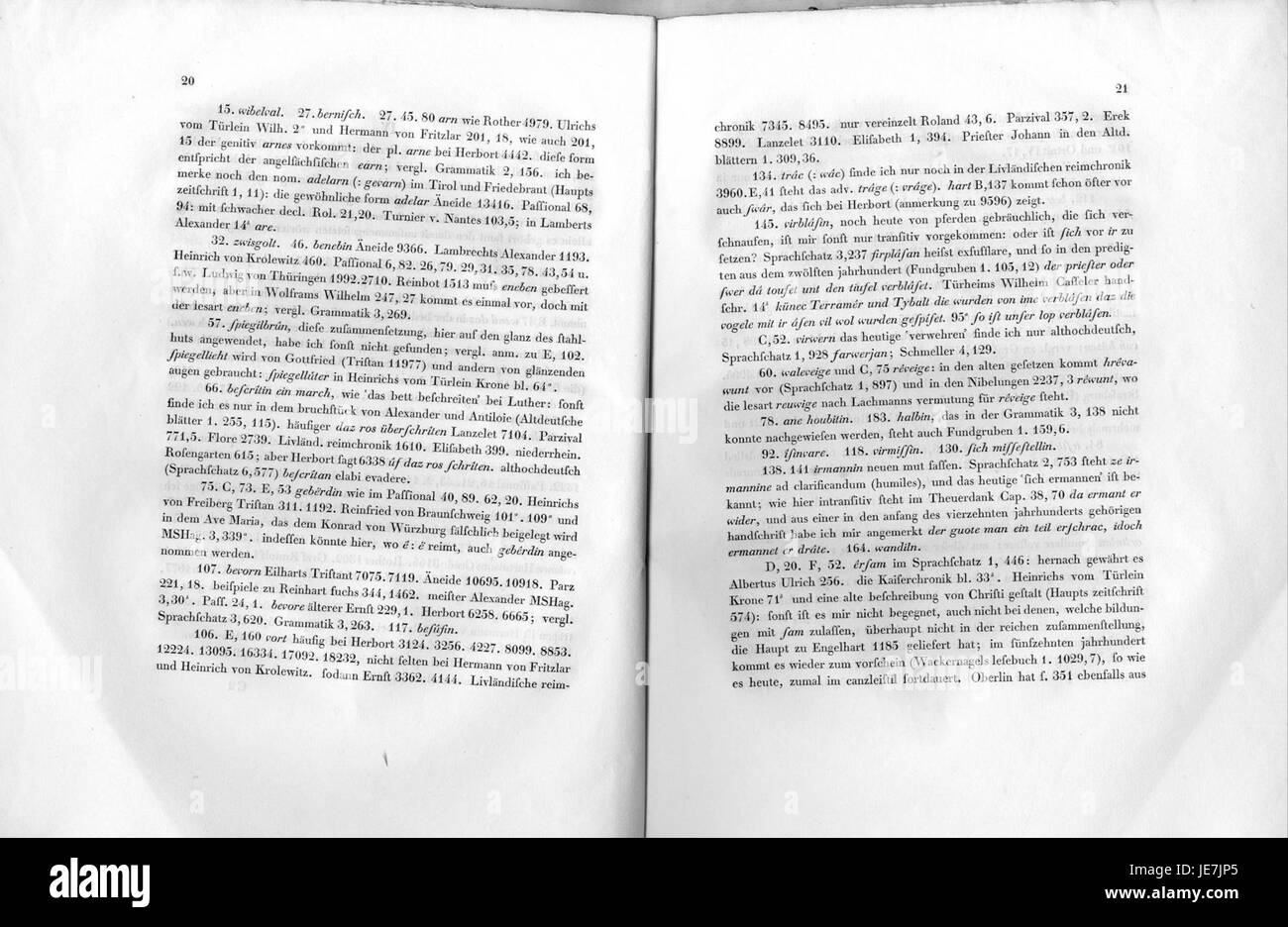 Un pezzo di "De Athis und Prophilias" dei Fratelli Grimm, incentrato sulle storie folcloristiche. Questo lavoro offre un'idea della mitologia tedesca e delle narrazioni medievali, raccogliendo storie di eroismo e creature fantastiche. Foto Stock