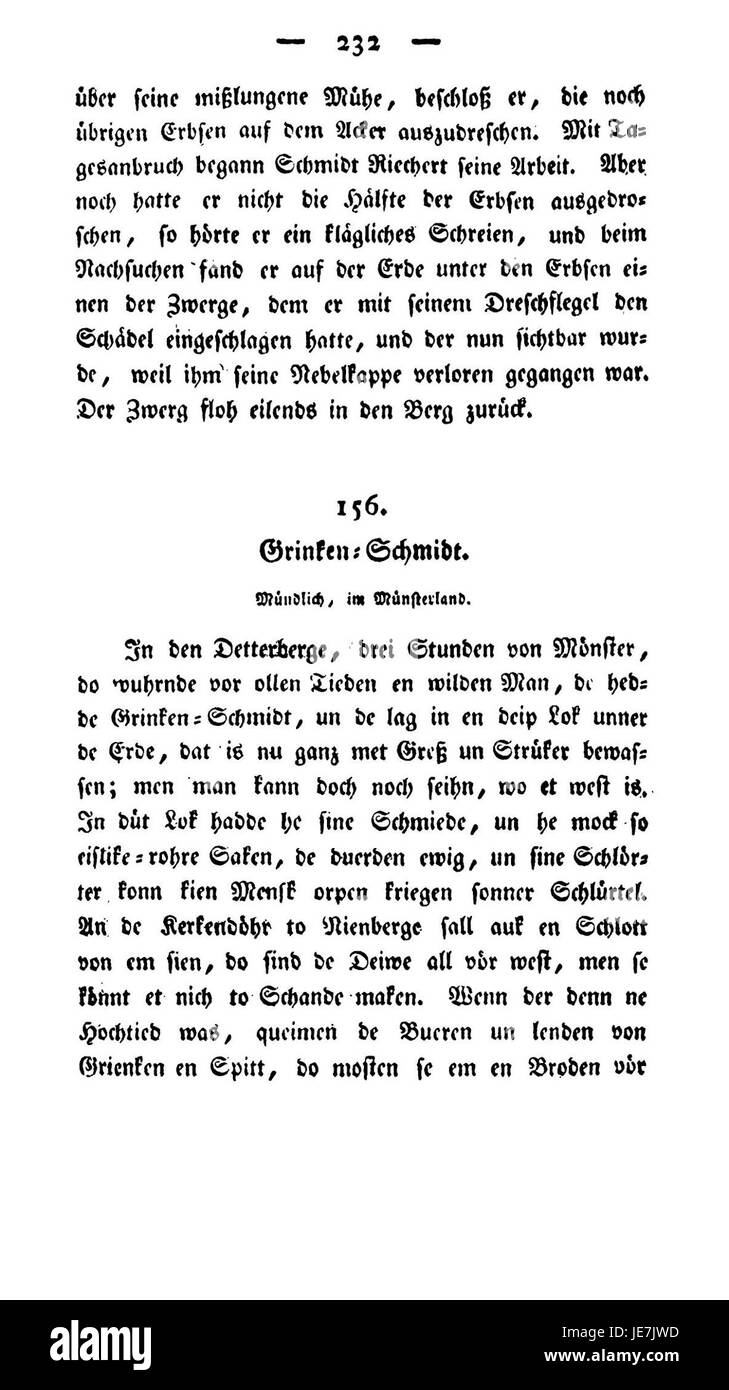 Deutsche Sagen (German Legends) dei Fratelli Grimm è una raccolta di racconti popolari tedeschi. Il volume 1, ingresso 268, include storie tradizionali tramandate da generazioni, offrendo informazioni sulla mitologia, il folklore e il patrimonio culturale tedesco. Foto Stock