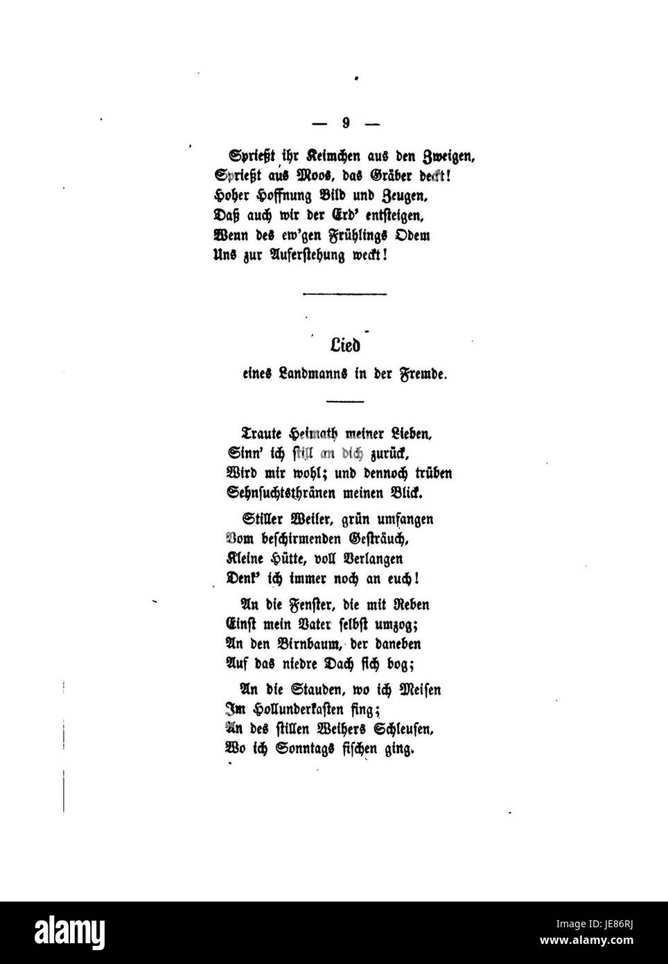"Blumenlese aus den neuen Schweizerischen Dichtern" è una raccolta di opere di poeti svizzeri moderni, che mostrano la letteratura svizzera contemporanea e le espressioni poetiche nel contesto della cultura e della lingua svizzera. Foto Stock