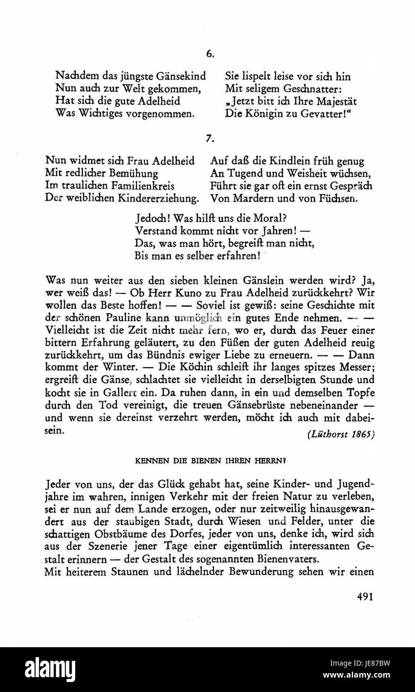 Questo riferimento di Busch Werke, volume 4, pagina 489, discute le opere di Busch, contribuendo alla comprensione del suo corpo di lavoro nella letteratura o nella ricerca storica. Presenta una sezione importante nel contesto più ampio dei suoi contributi. Foto Stock