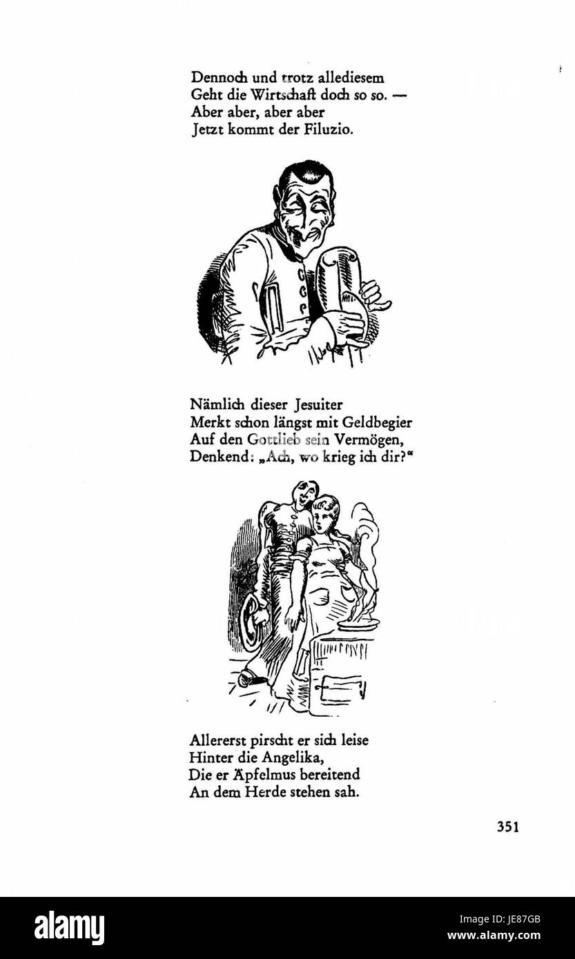 L'immagine mostra una pagina di "Busch Werke v2", in particolare pagina 349, che fa parte di una raccolta di opere che documentano paesaggi, natura o osservazioni scientifiche. Il lavoro offre una visione approfondita dei temi ambientali o delle caratteristiche geografiche. Foto Stock