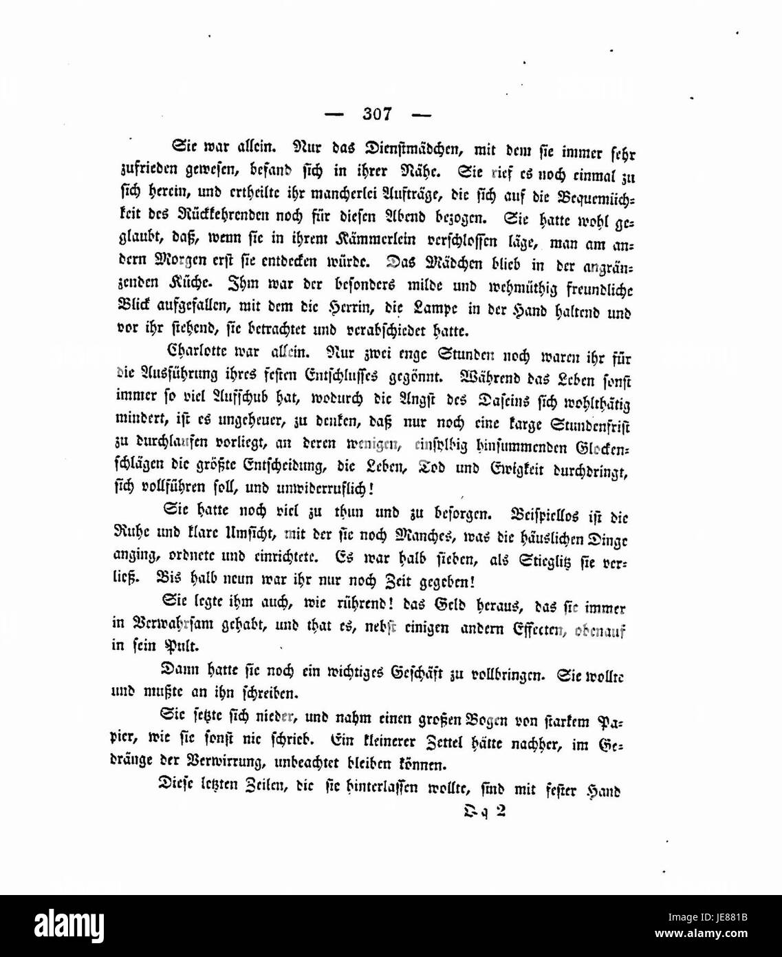 Il monumento dedicato a Charlotte Stieglitz si trova in Germania. Charlotte Stieglitz era una figura chiave nella comunità locale, e il monumento onora i suoi contributi. La statua riflette la sua eredità e l'importanza delle sue azioni nel contesto sociale e storico della zona. Foto Stock