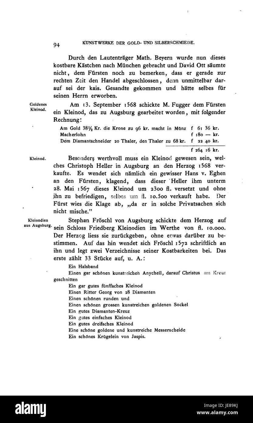 Die Kunstbestrebungen am Bayerischen Hofe è un'opera che esamina i movimenti artistici e il patrocinio alla corte bavarese. Concentrandosi sull'influenza della corte nel plasmare gli sviluppi culturali e artistici nella regione, mette in evidenza come il patrocinio reale abbia favorito gli sforzi artistici durante questo periodo. Foto Stock