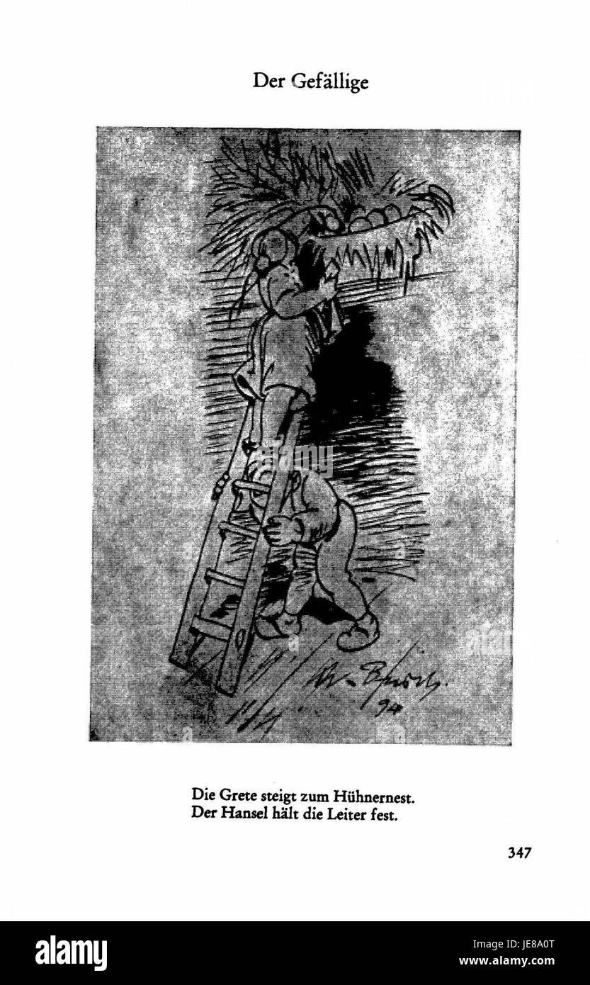 Busch Werke volume 4, pagina 345, fa parte di una serie di opere dell'editore tedesco Busch. Questo volume si concentra su argomenti relativi all'ingegneria, alla tecnologia industriale e agli sviluppi meccanici, offrendo informazioni dettagliate sull'evoluzione dei processi industriali. Foto Stock