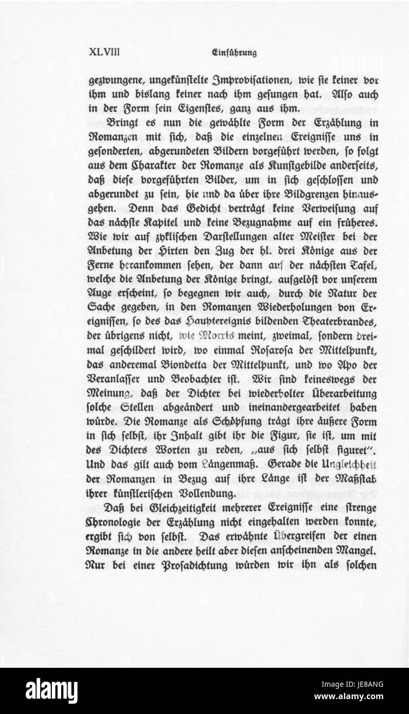 Romanzen vom Rosenkranz è un'opera letteraria di Clemens Brentano, un poeta romantico tedesco. Il pezzo fa parte della collezione A 048, incentrata su temi legati al Rosario. Foto Stock