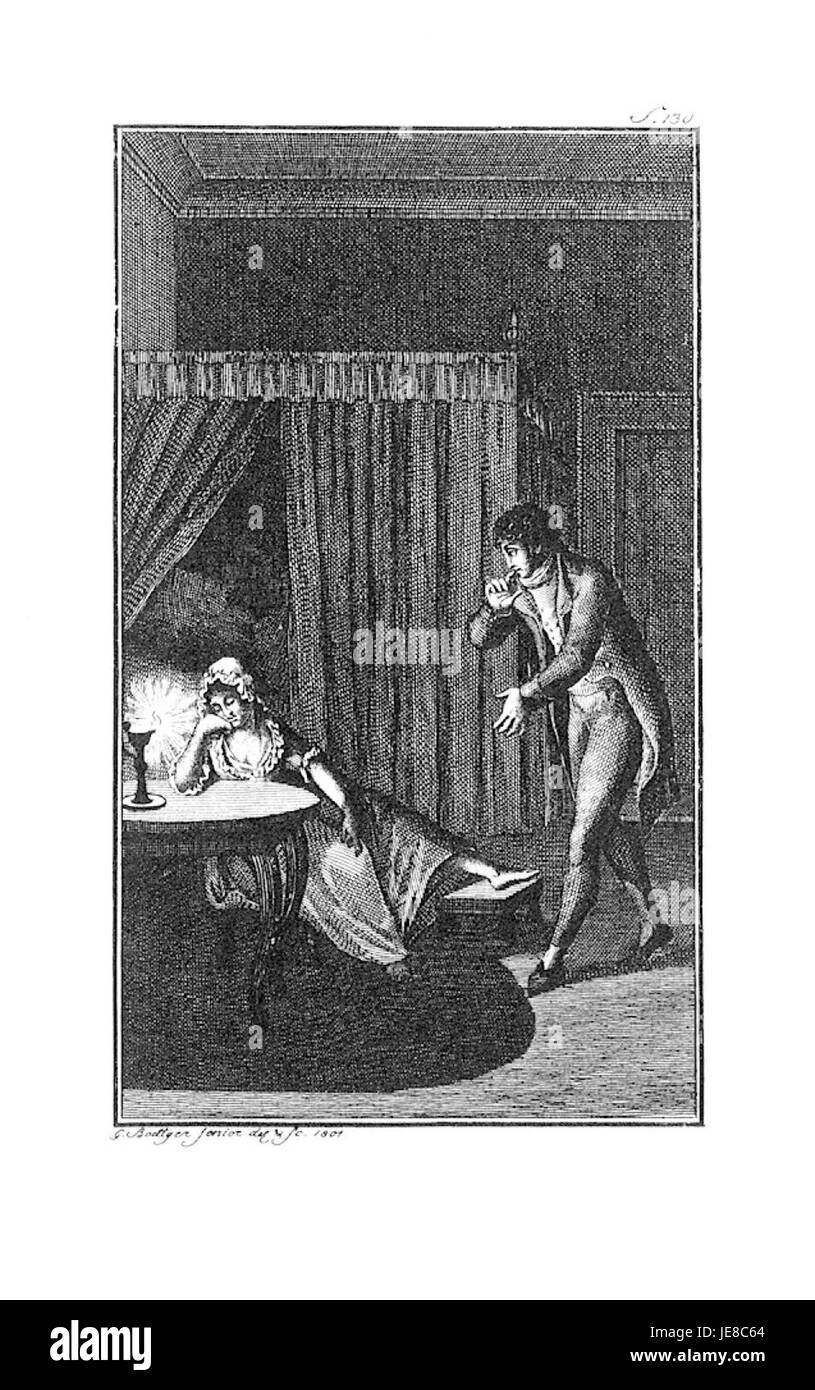 Una sezione dal "De 14 Tage in Paris" (14 giorni a Parigi) di Fischer CA, un diario di viaggio che descrive una visita di due settimane a Parigi, che include esperienze culturali e osservazioni della città. Foto Stock