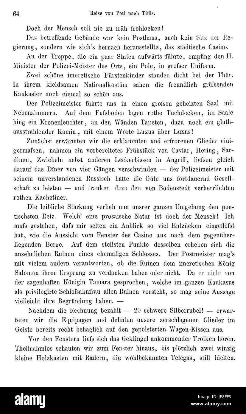 Un'illustrazione di "Brugsch Reise nach Persien", raffigurante scene del viaggio in Persia, esplorando paesaggi storici e culturali. Foto Stock