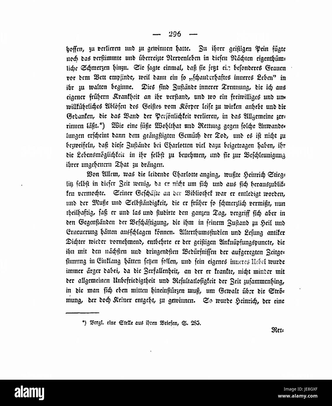 Charlotte Stieglitz era una figura influente la cui memoria è onorata con un monumento che celebrava i suoi contributi alle arti e alla cultura. Foto Stock