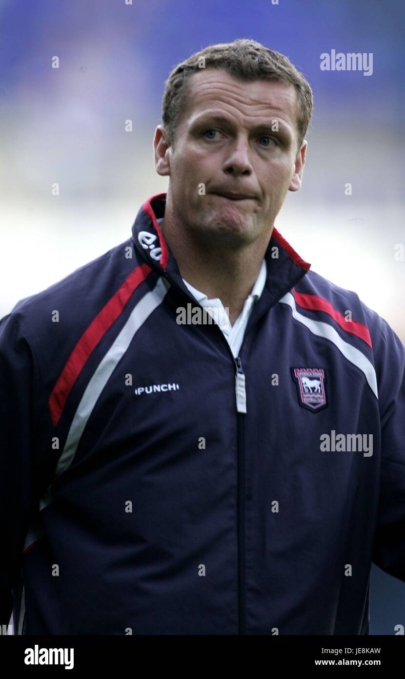 JIM MAGILTON IPSWICH TOWN MANAGER Portman Road ipswich suffolk Inghilterra 09 Settembre 2006 Foto Stock