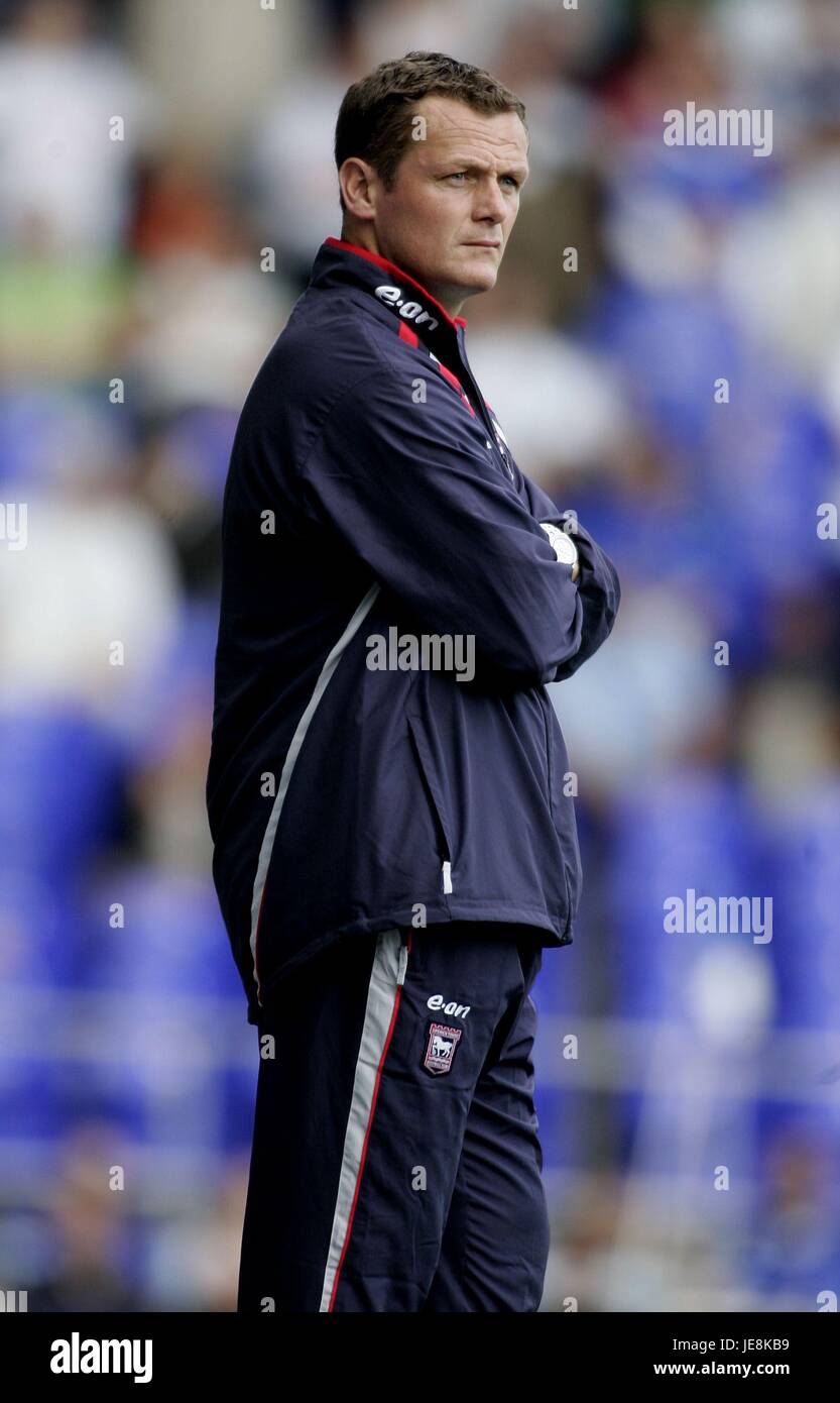 JIM MAGILTON IPSWICH TOWN MANAGER Portman Road ipswich suffolk Inghilterra 09 Settembre 2006 Foto Stock