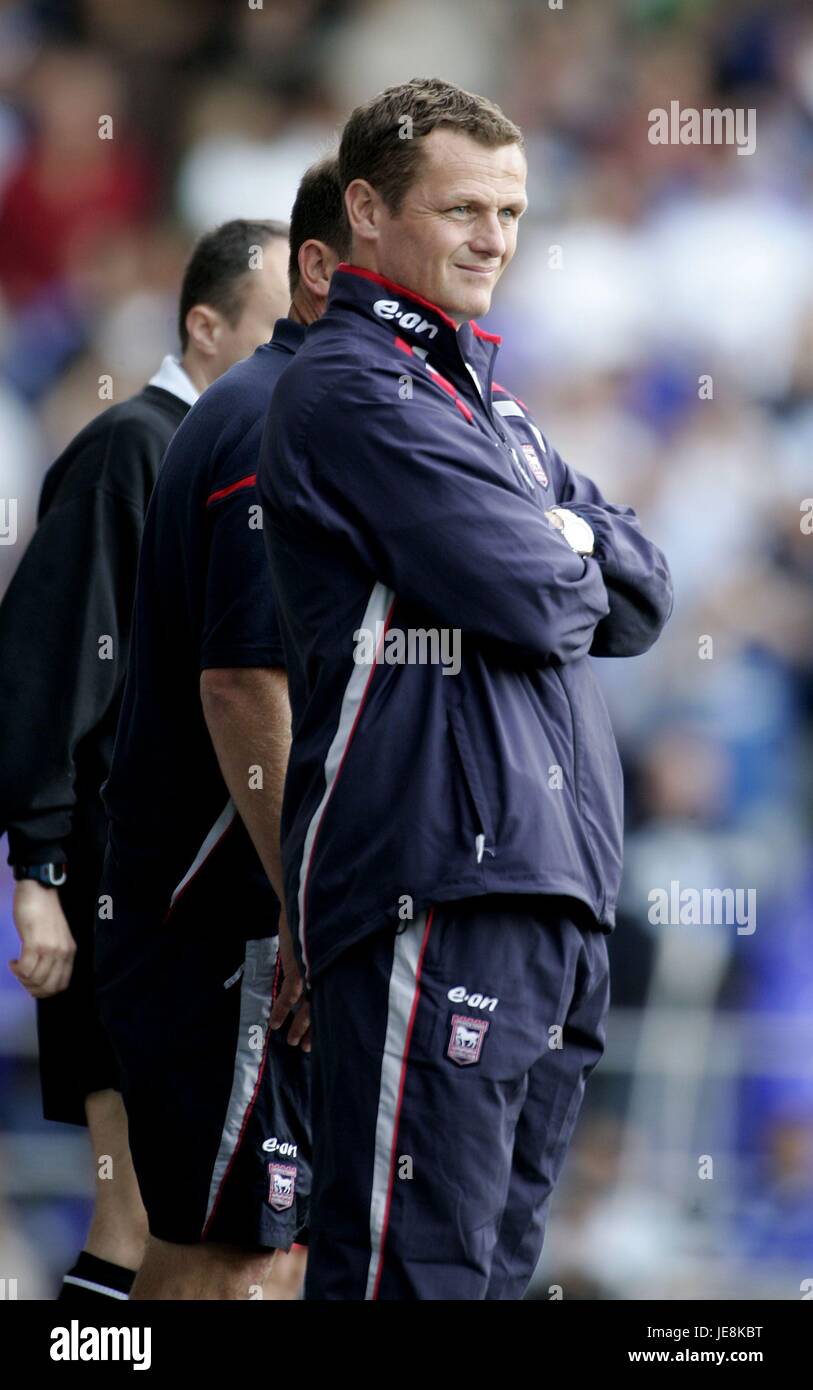 JIM MAGILTON IPSWICH TOWN MANAGER Portman Road ipswich suffolk Inghilterra 09 Settembre 2006 Foto Stock