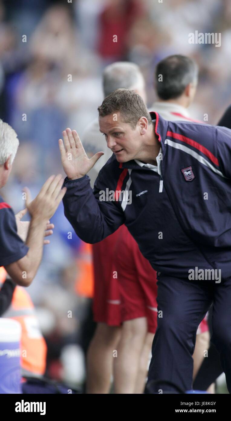 JIM MAGILTON IPSWICH TOWN MANAGER Portman Road ipswich suffolk Inghilterra 09 Settembre 2006 Foto Stock