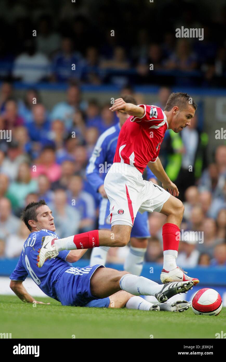 FRANK LAMPARD & AMBROGIO CHELSEA V CHARLTON STAMFORD BRIDGE CHELSEA INGHILTERRA 09 Settembre 2006 Foto Stock