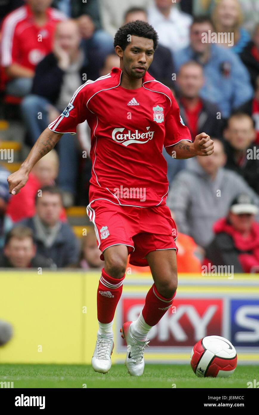 JERMAINE PENNANT Liverpool FC ANFIELD LIVERPOOL ENGLAND 26 Agosto 2006 Foto Stock