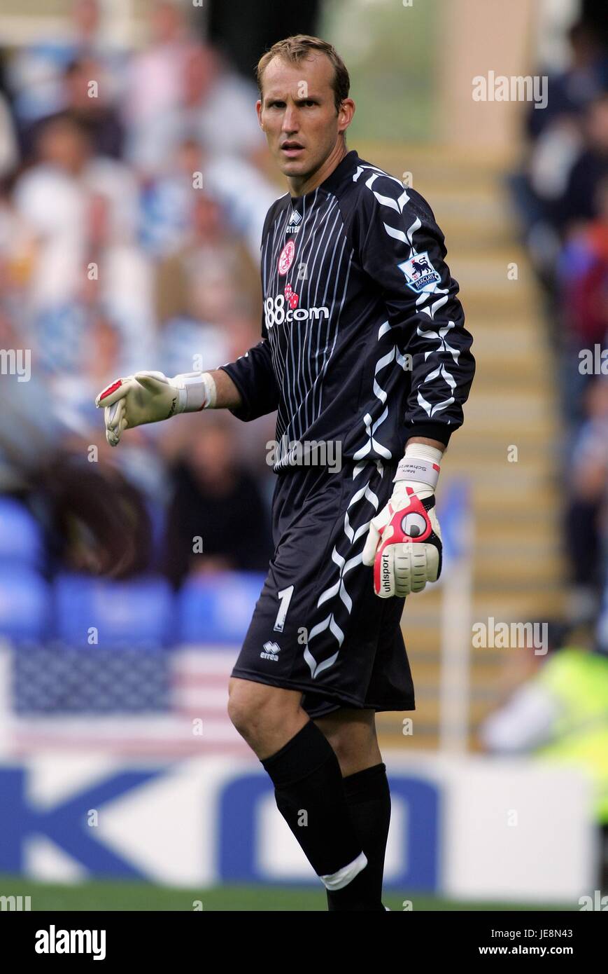 MARK SCHWARZER MIDDLESBROUGH FC IL MADEJSKI STADIUM LETTURA INGHILTERRA 19 Agosto 2006 Foto Stock