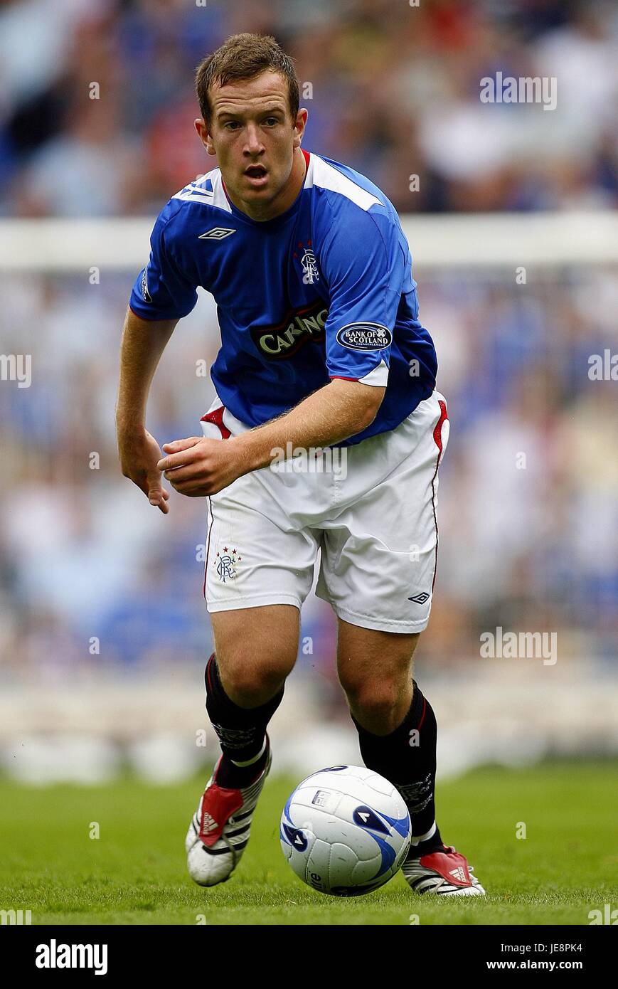 CHARLES ADAM Glasgow Rangers FC IBROX STADIUM GLASGOW Scozia 05 Agosto 2006 Foto Stock