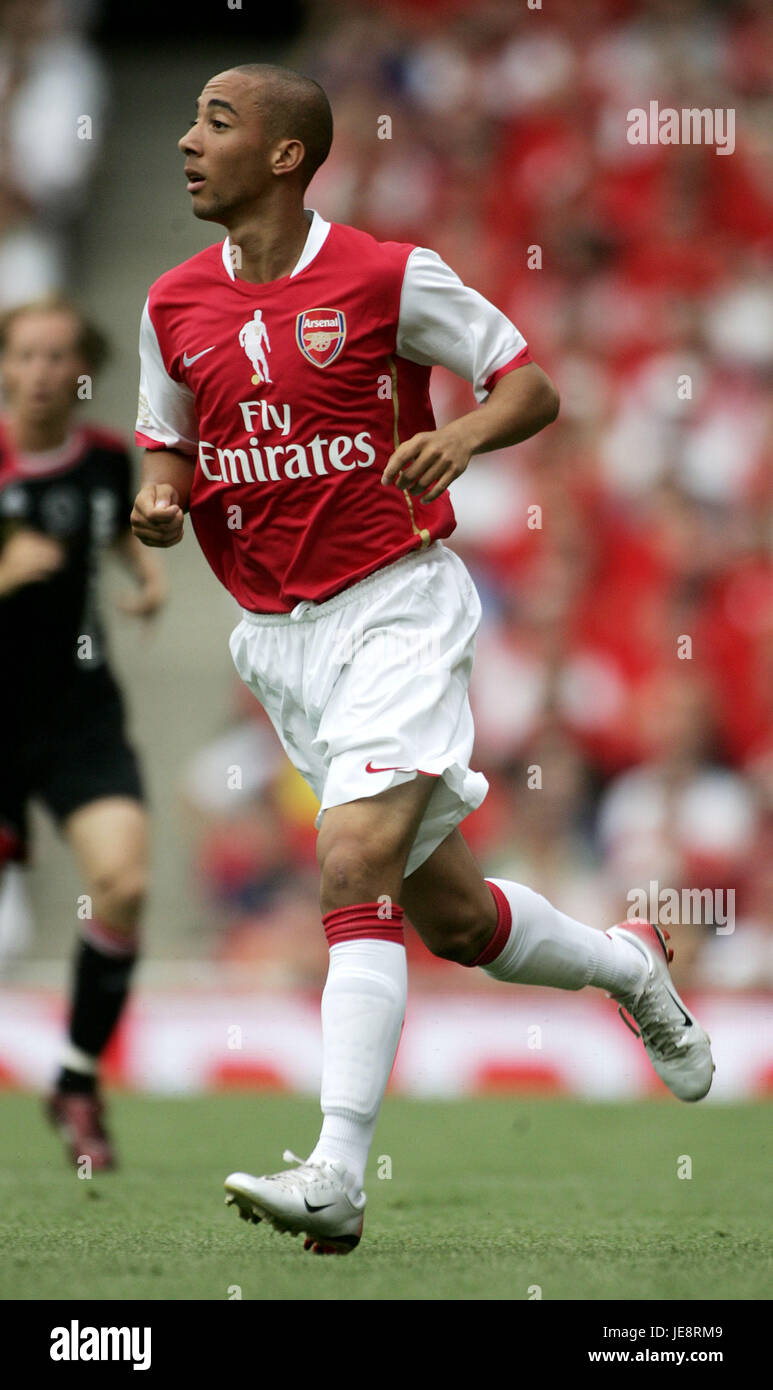 RYAN SMITH Arsenal FC ASHBURTON GROVE STADIUM Londra Inghilterra 22 Luglio 2006 Foto Stock