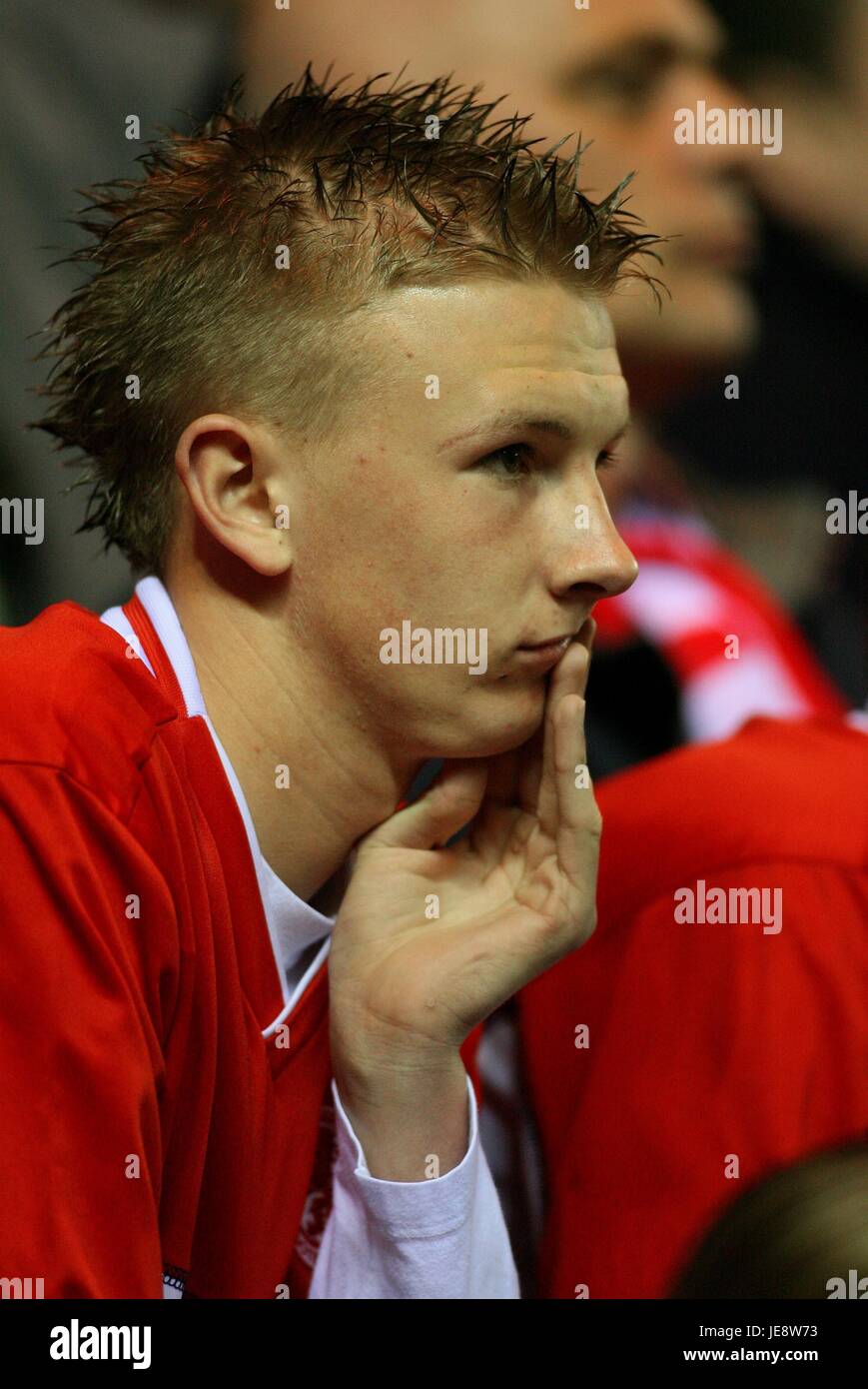 Nervoso VENTOLA DI BORO MIDDLESBROUGH V S.BUCAREST RIVERSIDE STADIUM MIDDLESBROUGH Inghilterra 27 aprile 2006 Foto Stock