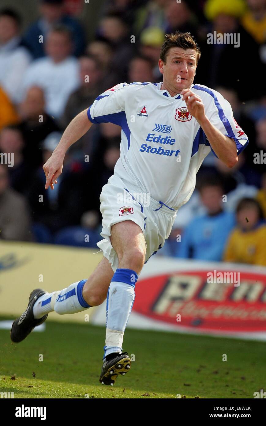 MICHAEL PONTI CARLISLE UNITED FC FIELD MILL MANSFILED Inghilterra 22 aprile 2006 Foto Stock