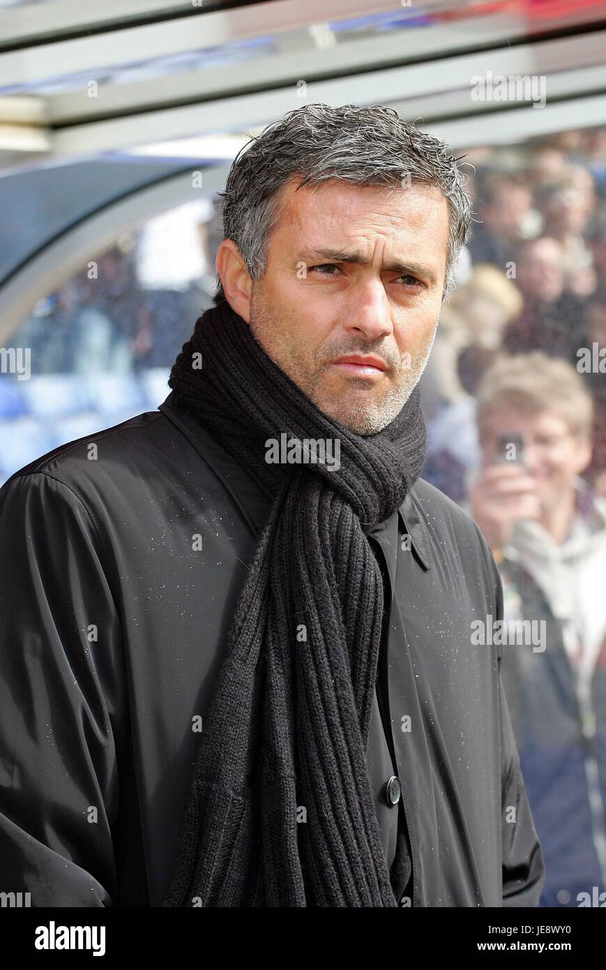 JOSE MOURINHO CHELSEA MANAGER ST ANDREWS Birmingham Inghilterra 01 aprile 2006 Foto Stock